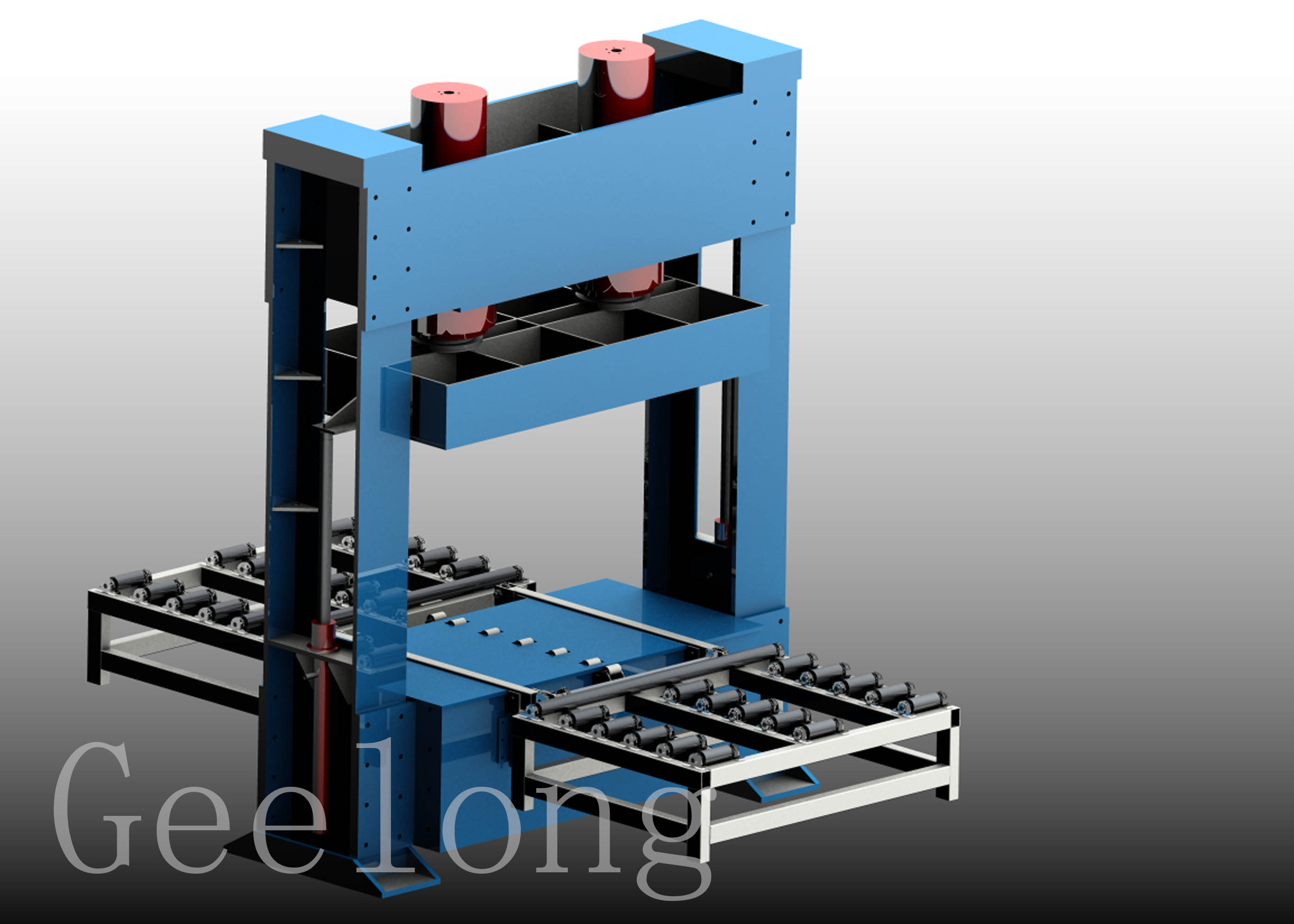 Mesin mesin press dingin plywood