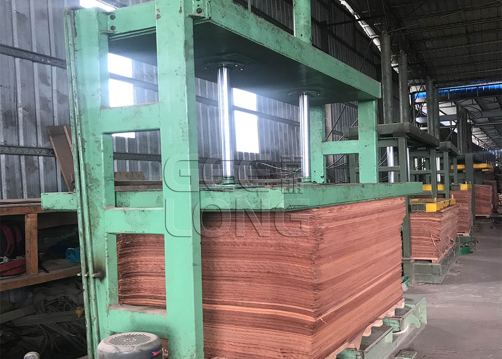 Mesin Press Dingin Pengemasan Veneer Hidrolik