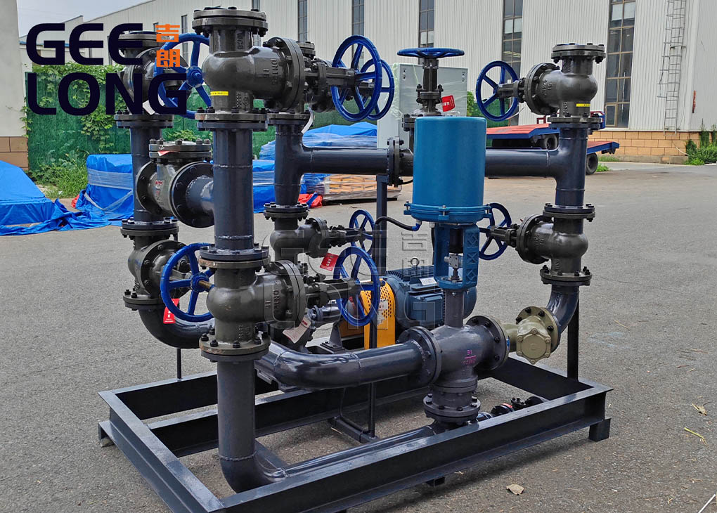 Sistem pompa sirkulasi sekunder minyak termal 22KW dengan KONTROLER OMRON