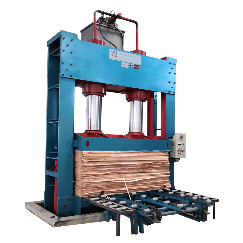 Mesin press dingin dari kayu lapis