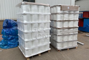 GEELONG mengekspor benang lem dari mesin komposer veneer