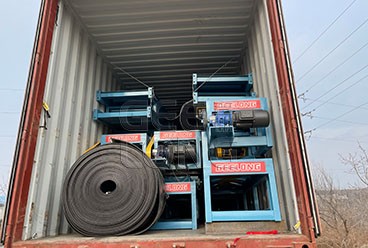 Cina GEELONG mengekspor 6 set lini mesin mengupas veneer 4 kaki